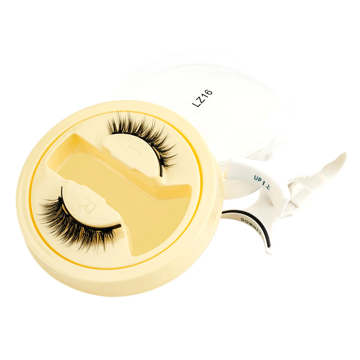 1 Pair New Magnetic Eyelashes Reusable No Glue Needed Natural Look 3D Lashes Soft Easy Apply Magnetic Lashes Kit for Eye Makeup