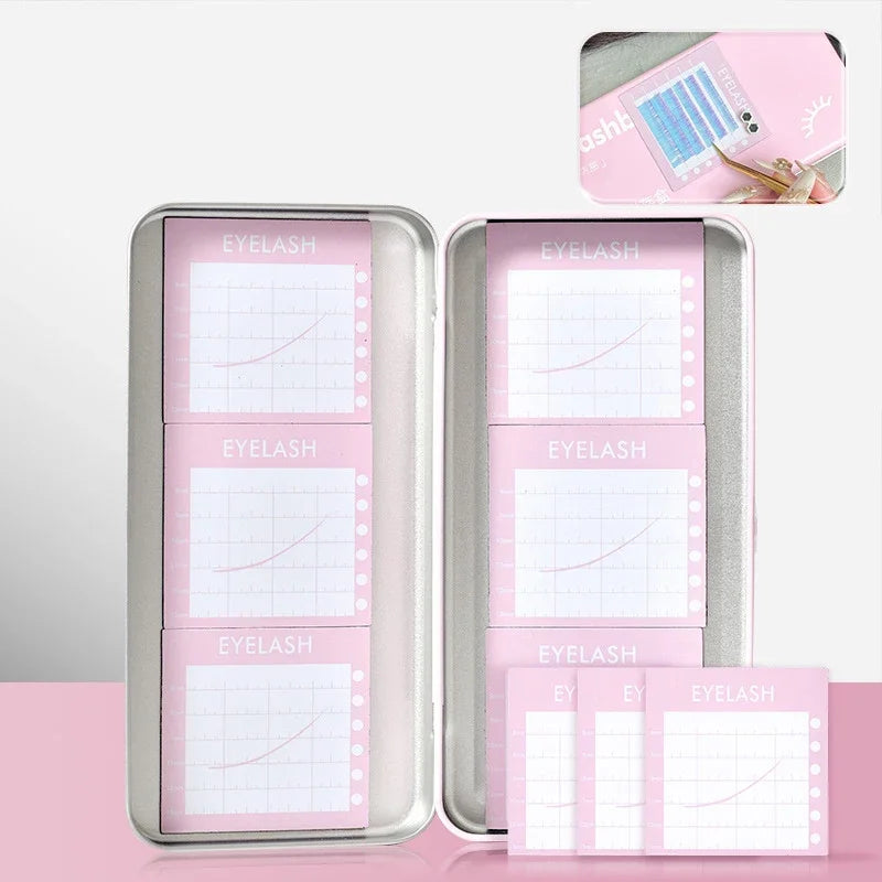 Women Magnetic Storage Box for Eyelash, False Eyelash Extension Storage Tool, Magnetic Eyelash Strips, Magnetic Headband